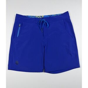 Stio CFS Board Short Mens Size 34Skyline 16" Swim Hike Stretch Quick Dry UPF